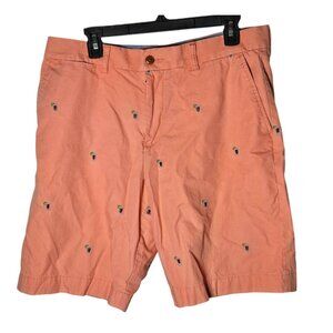 Tommy Hilfiger Mens Drink Embroidered Classic Fit Shorts Size 34 Preppy Vacation